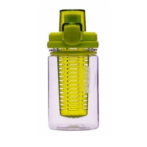 Нова 350 ml/12oz бутилка за вода без тритан за малки плодове с капак