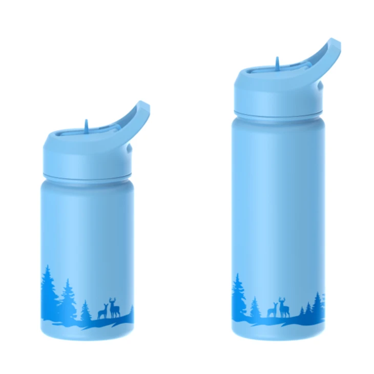 Неръждаема стомана Blue Forest къмпинг бутилка за напитка